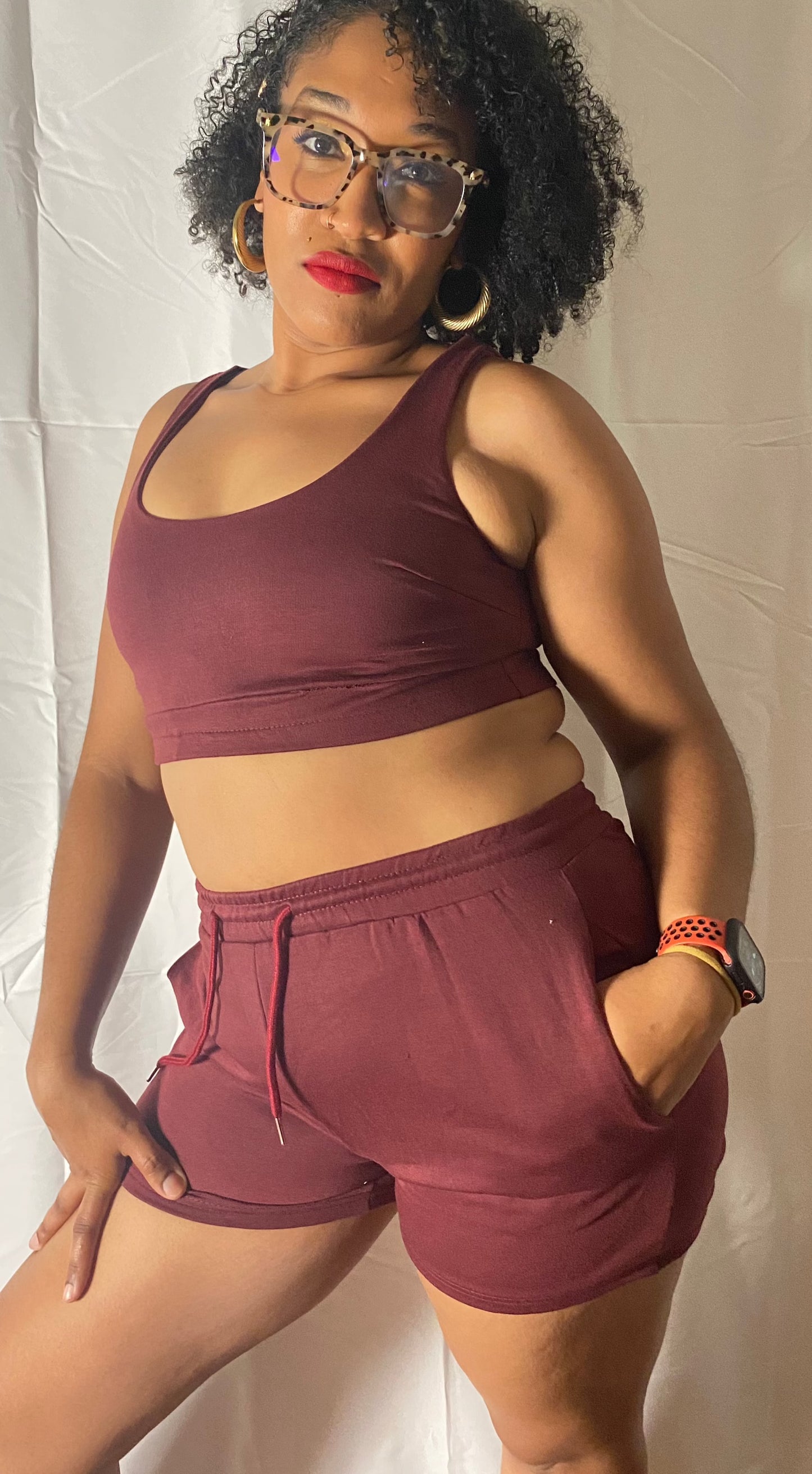Noble Echelon™️ women’s crop top shorts set